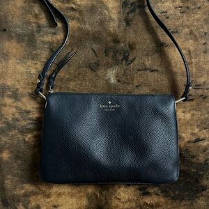 Kate Spade Black Leather Crossbody Bag